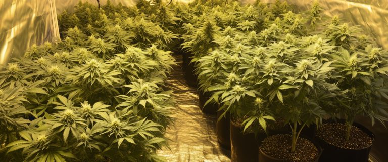 Concept art of an article about Medical Cannabis Legalization 2018: marijuana plants (AI Art)